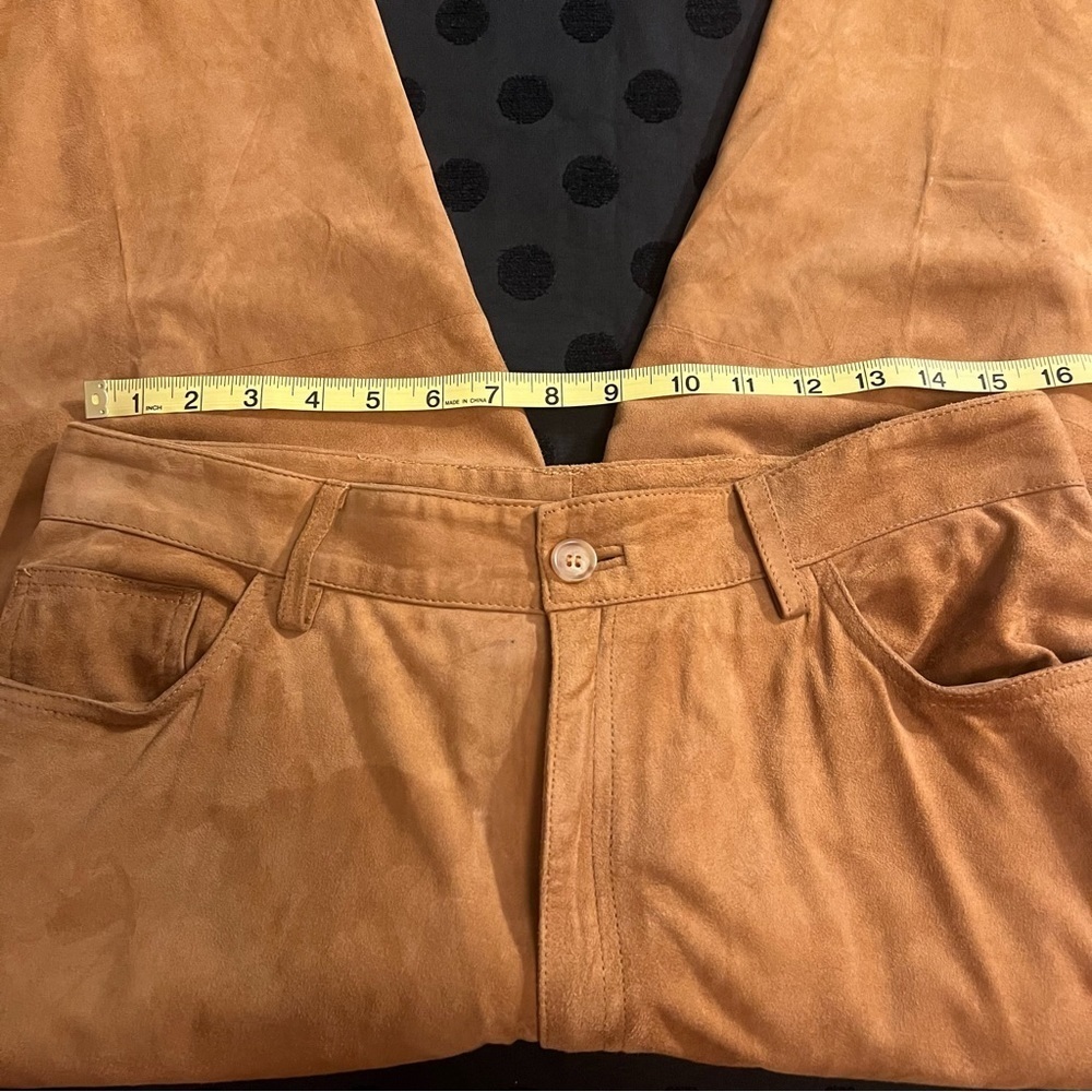 Vintage 100% Suede Leather Pants - Picture 9 of 14